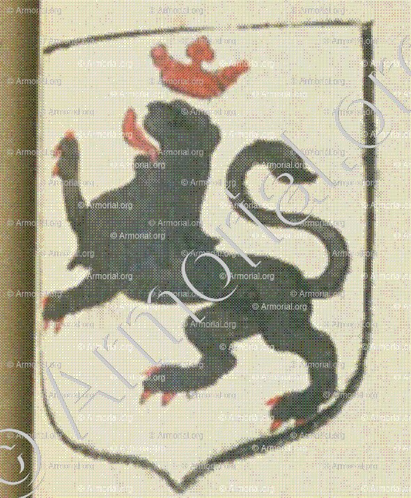 PERRIN dit GASCON (La Rochelle)_Blason enregistré sous le règne de Louis XIV._France