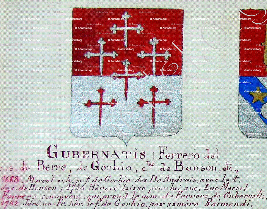 Ferrero de GUBERNATIS_Armorial Nice. (J. Casal, 1903) (Bibl. mun. de Nice)_France (1)
