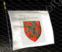 drapeau-de BEAUFORT _Vidomnes de Genève_Suisse