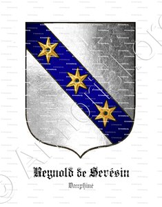 REYNOLD de SÉRÉSIN (Dauphiné)
