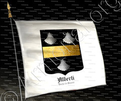 drapeau-ALBERTI_Ancêtre des Albert, seigneurs d'Auterive. Duché de Savoie._Etats de Savoie (France)