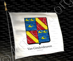 drapeau-GINDERDEUREN_Holland_Nederland