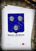 velin-d-Arches-CANONNE ou LE CANOINE_Flandre (anoblie en 1505)._France ()