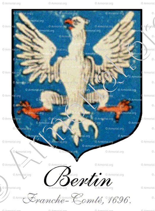 BERTIN_Franche-Comté, Besançon, 1696._France