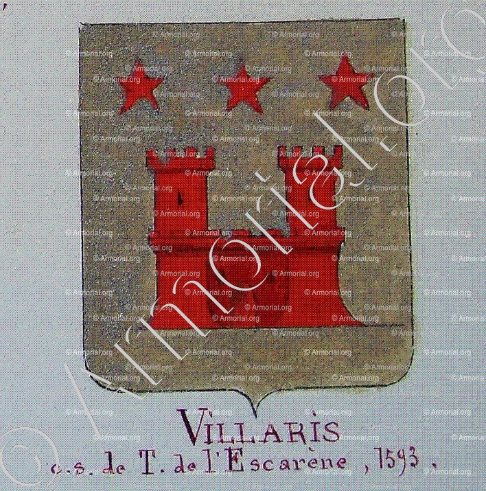 VILLARIS_Armorial Nice. (J. Casal, 1903) (Bibl. mun. de Nice)_France (ii)