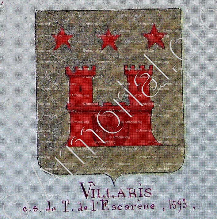VILLARIS_Armorial Nice. (J. Casal, 1903) (Bibl. mun. de Nice)_France (ii)