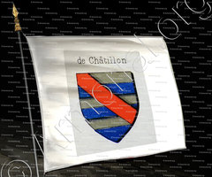 drapeau-de CHÂTILLON _Vidomnes de Genève_Suisse
