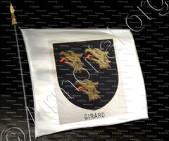 drapeau-GIRARD, seigneur de Billezois_Bourbonnais_France...