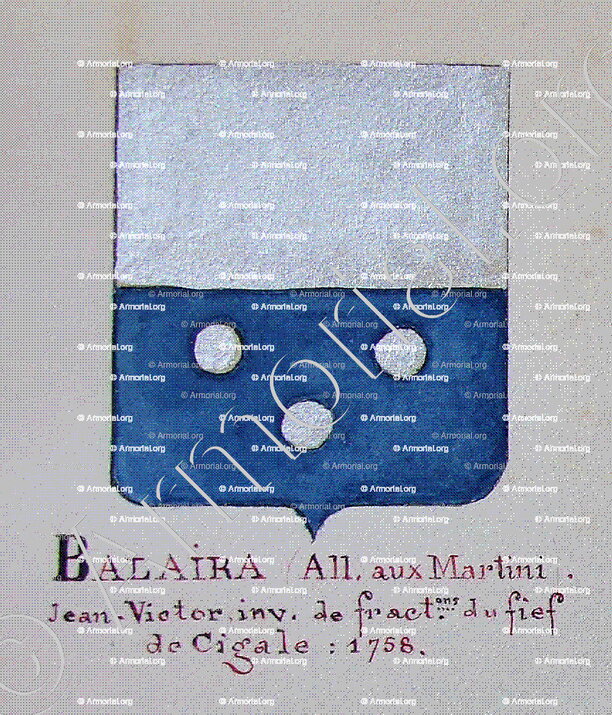 BALAIRA_Armorial Nice. (J. Casal, 1902) (Bibl. mun. de Nice)_France (i)