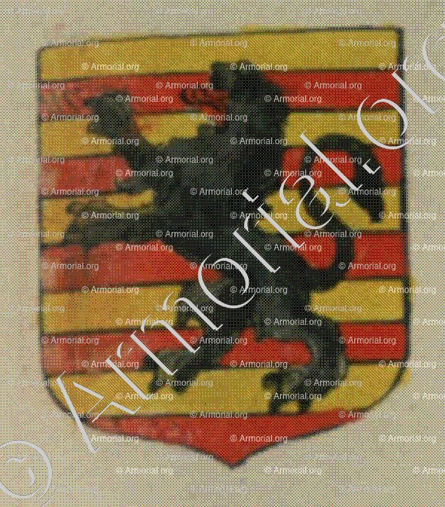 d'ENSCHRINGE femme de ROTEMBOURG (Alsace)_Blason enregistré sous le règne de Louis XIV_France