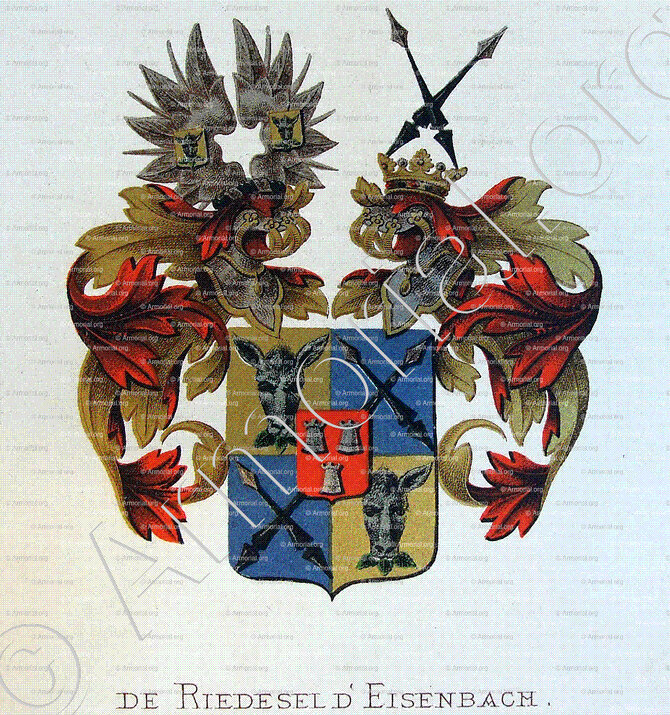 de RIEDESEL d'EISENBACH_Wapenboek van den Nederlandschen Adel door J.B.Rietstap 1883 1887_Nederland