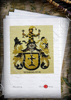 velin-d-Arches-WOHNLICH_Wappenbuch der Stadt Basel . B.Meyer Knaus 1880_Schweiz 