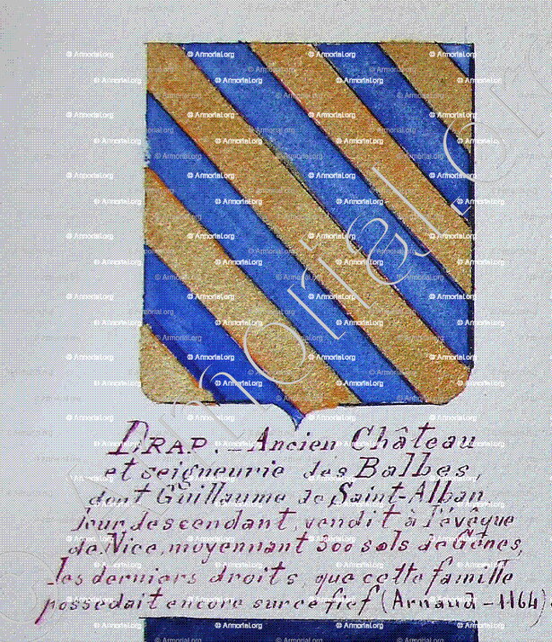 BALBES_Armorial Nice. (J. Casal, 1902) (Bibl. mun. de Nice)_France (i)