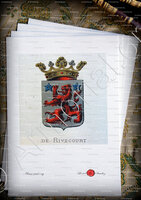 velin-d-Arches-de RIVECOURT_Wapenboek van den Nederlandschen Adel door J.B.Rietstap 1883 1887_Nederland