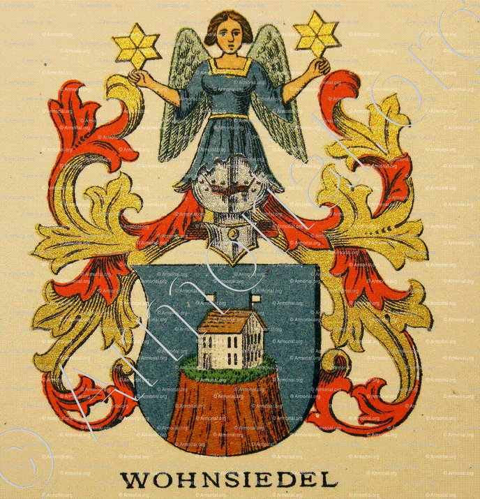 WOHNSIEDEL_Wappenbuch der Stadt Basel . B.Meyer Knaus 1880_Schweiz 