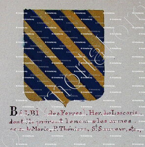 BALBI (des Ferres)
