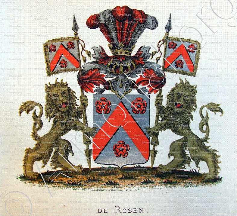 de ROSEN_Wapenboek van den Nederlandschen Adel door J.B.Rietstap 1883 1887_Nederland