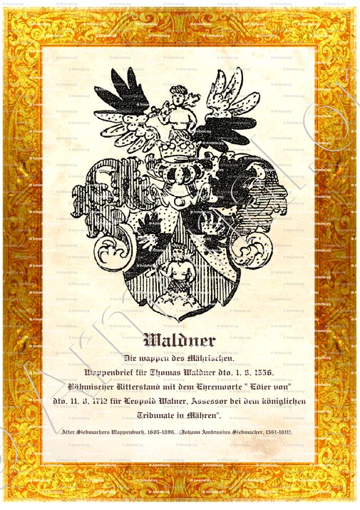 WALDNER_Die wappen des Mährischen_Heiliges Römisches Reich +
