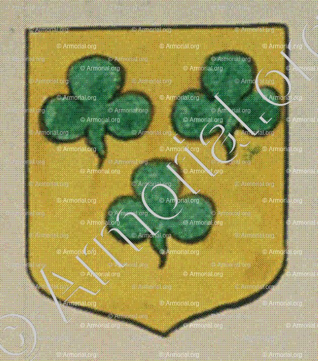 des CHAMPS (Alsace)_Blason enregistré sous le règne de Louis XIV_France