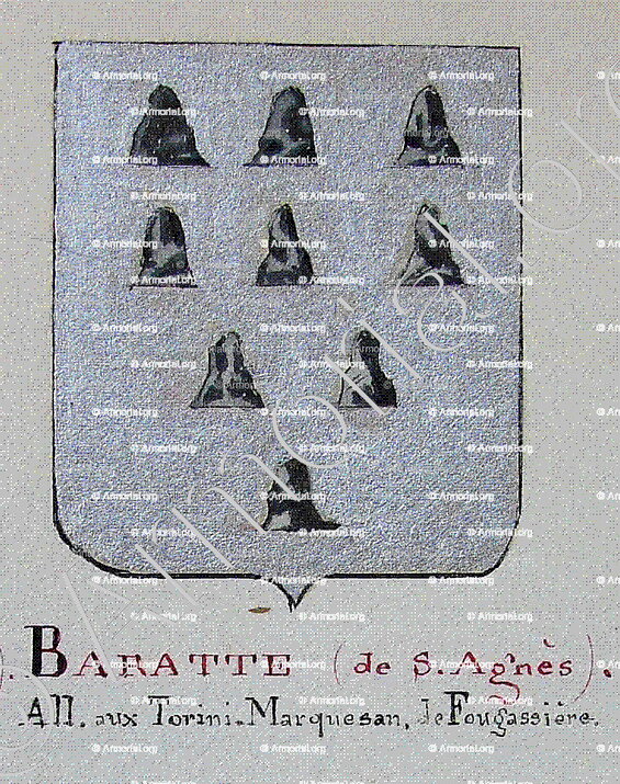 BARATTE de Sainte Agnès_Armorial Nice. (J. Casal, 1902) (Bibl. mun. de Nice)_France (i)