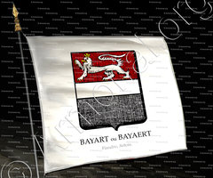 drapeau-BAYART ou BAYAERT_Flandre française, Artois._France