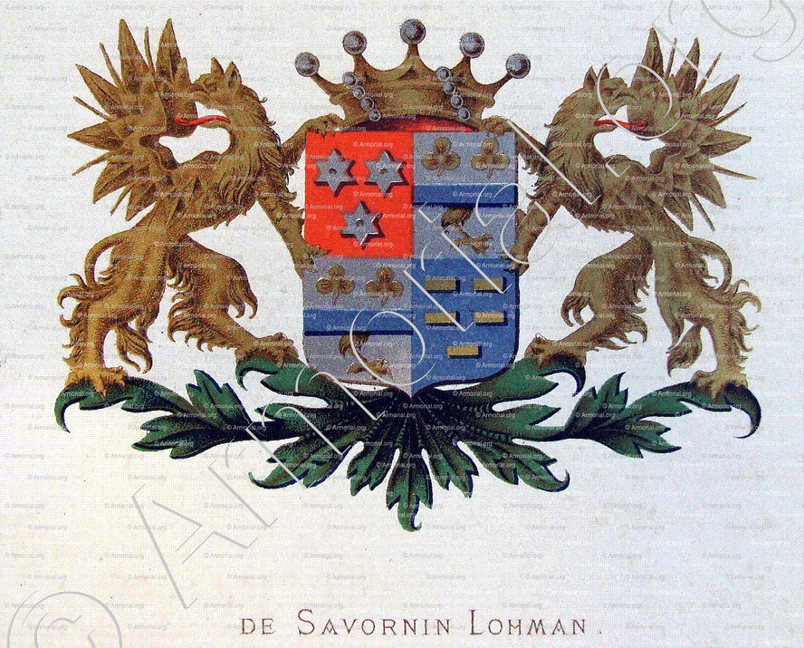 de SAVORNIN LOHMAN_Wapenboek van den Nederlandschen Adel door J.B.Rietstap 1883 1887_Nederland