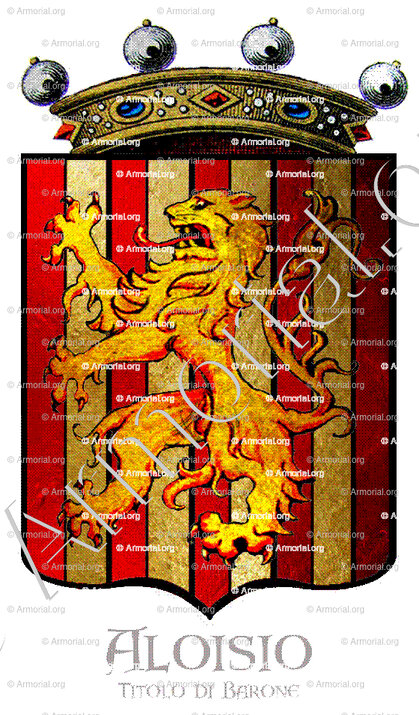 ALOISIO_Sicilia. Titolo di Barone._Italia