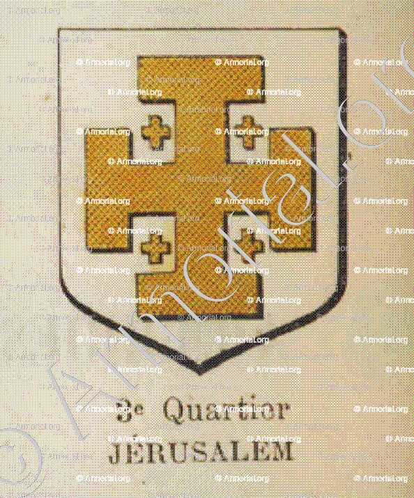 JERUSALEM_Armorial des villes, bourgs, et villages., 1877._Europe