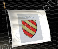 drapeau-de MIOLANS _Vidomnes de Genève_Suisse