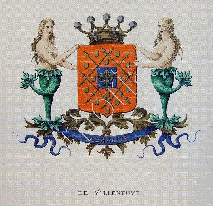 de VILLENEUVE_Wapenboek van den Nederlandschen Adel door J.B.Rietstap 1883 1887_Nederland