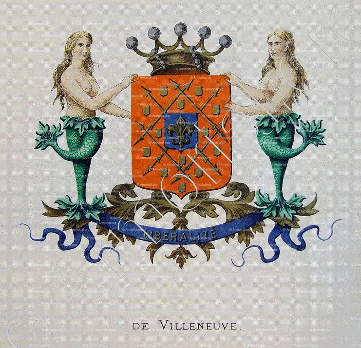 de VILLENEUVE_Wapenboek van den Nederlandschen Adel door J.B.Rietstap 1883 1887_Nederland