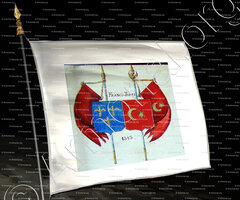 drapeau-FRANCO-TURCS_Armorial Nice. (J. Casal, 1903) (Bibl. mun. de Nice)_France (1)