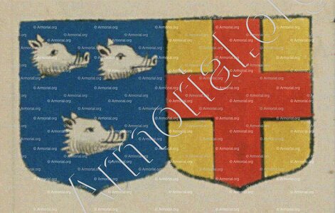 Des ROCHES du MOUCHET et d'ANDLAU sa femme (Alsace)