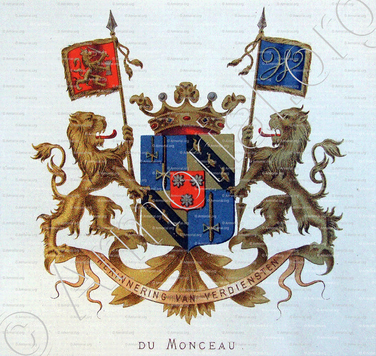 du MONCEAU_Wapenboek van den Nederlandschen Adel door J.B.Rietstap 1883 1887_Nederland