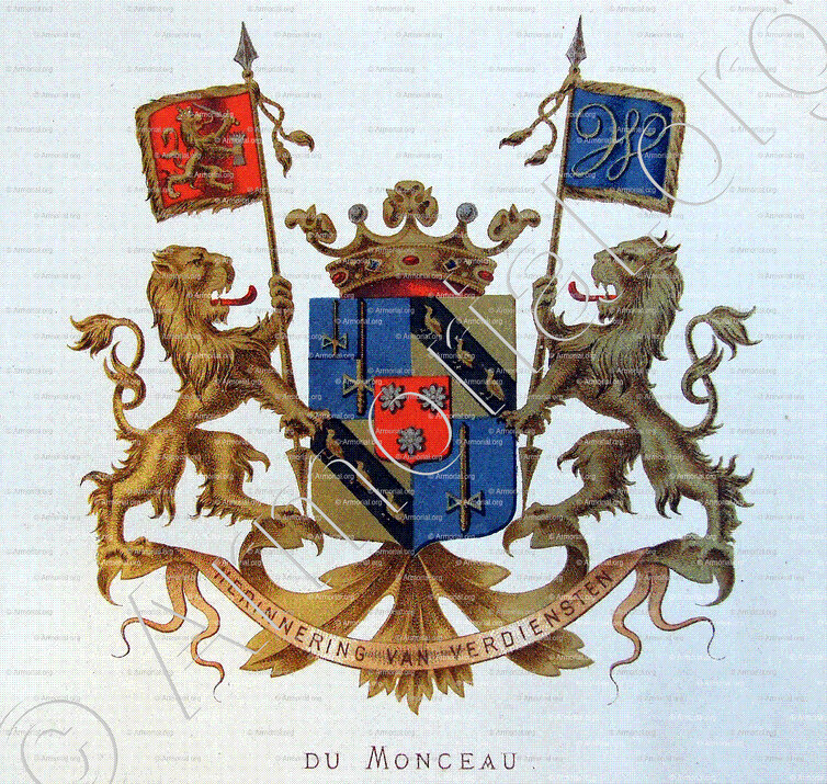 du MONCEAU_Wapenboek van den Nederlandschen Adel door J.B.Rietstap 1883 1887_Nederland