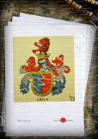velin-d-Arches-ZAHN_Wappenbuch der Stadt Basel . B.Meyer Knaus 1880_Schweiz 