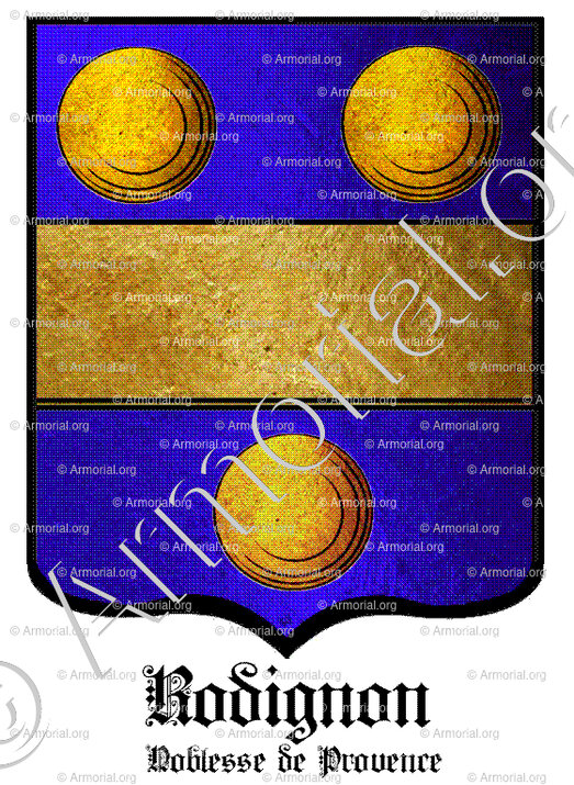 RODIGNON_Noblesse de Provence._France (i)