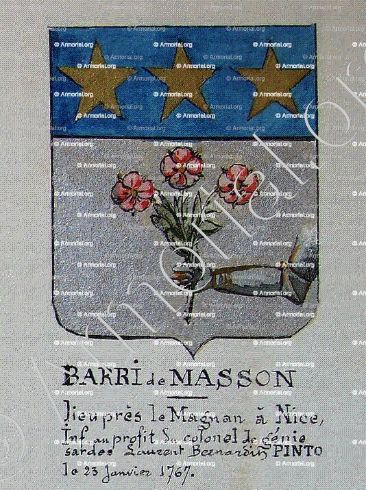 BARRI de MASSON_Armorial Nice. (J. Casal, 1902) (Bibl. mun. de Nice)_France (i)