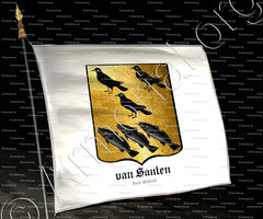 drapeau-Van SANTEN_Zuid-Holland_Nederland