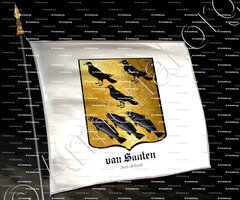 drapeau-Van SANTEN_Zuid-Holland_Nederland