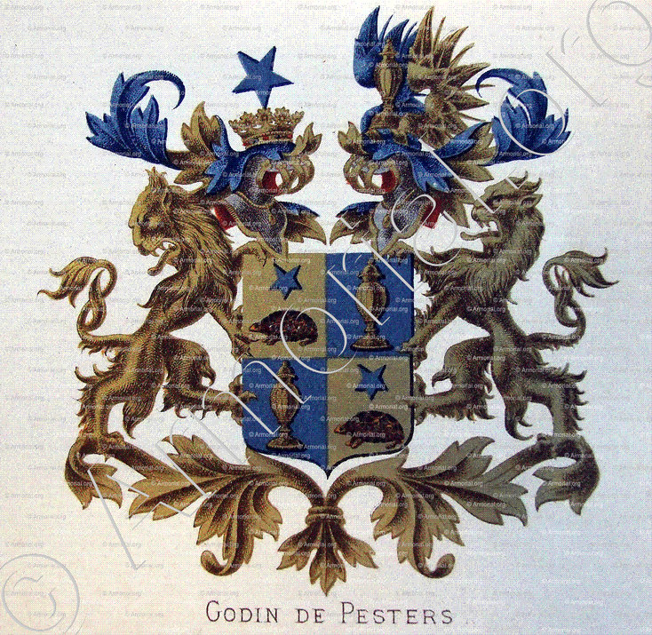 GODIN DE PESTERS_Wapenboek van den Nederlandschen Adel door J.B.Rietstap 1883 1887_Nederland