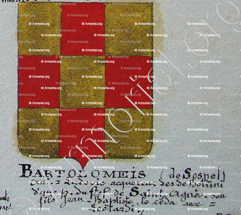 BARTOLOMEIS de Sospel_Armorial Nice. (J. Casal, 1902) (Bibl. mun. de Nice)_France (i)