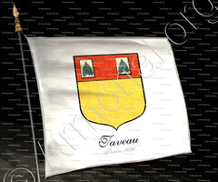 drapeau-TAVEAU_Poitou, 1696._France +