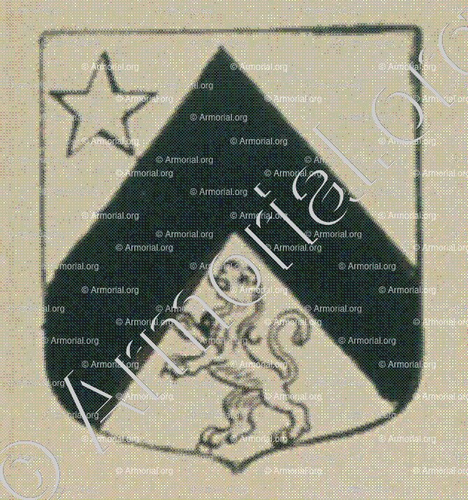 des WERGNES (Alsace)_Blason enregistré sous le règne de Louis XIV_France