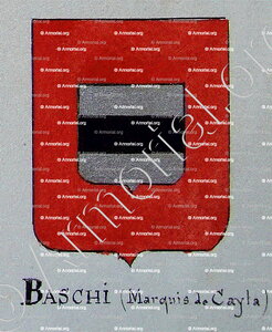 BASCHI Marquis de CAYLA