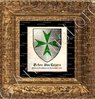cadre-ancien-or-ORDEN SAN LÁZARO_Orden de San Lázaro de Jersusalén, 1099._Palestinia