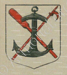 Bateliers de la ville de Fort Louis du Rhin (Alsace)