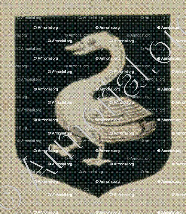 MEGUERLIN (Alsace)_Blason enregistré sous le règne de Louis XIV_France 