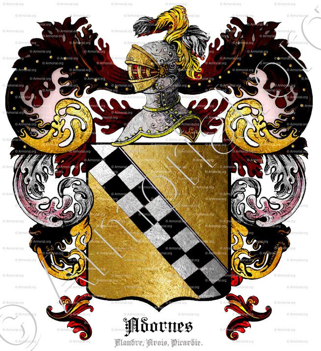 ADORNES_Flandre, Arois, Picardie. _France Belgique ()