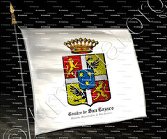 drapeau-Comtes SAN LAZARO_Salvetto-Salvetti, Comtes de San Lazaro._Tirol. Autriche